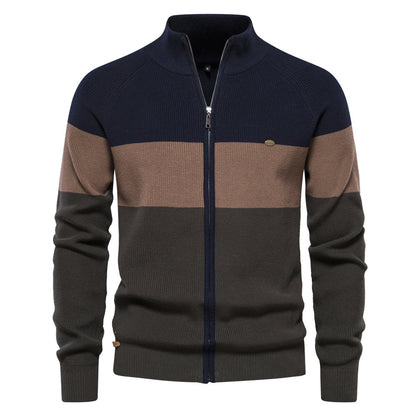 2026 New Men's Sweater Coat European Size Cross-border Autumn And Winter Sweater Cardigan High Quality Fashion Coat Men