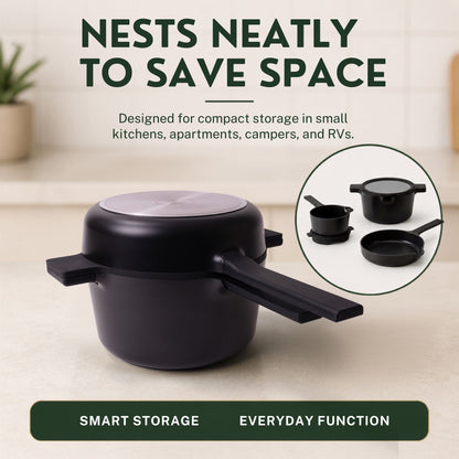 Nonstick Stackable Set, 5-Piece