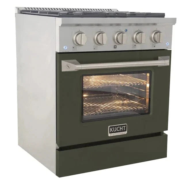 Kucht 30” Pro-Style Kitchen Dual Fuel Range - KDF302/LP-OG