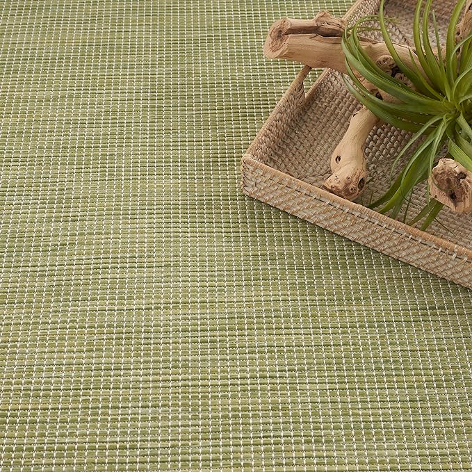 Nourison Home Home Positano 7' x 10' Fabric Green Area Rug