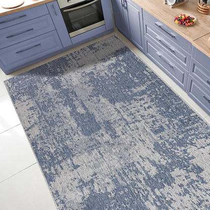 Keen Home Design Terrace Outdoor Throw Rug - 3x5 Washable Indoor/Outdoor Rug for Patio, Kitchen, Balcony, Beach, Garden, Deck and Porch, Size: 3'x5'