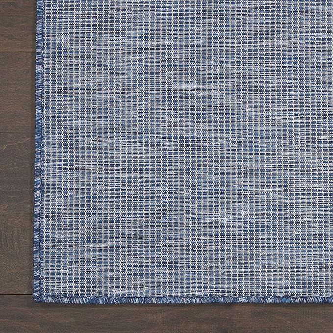 Nourison Home Positano 6' x 9' Navy Blue Fabric Modern Area Rug (6' x 9')