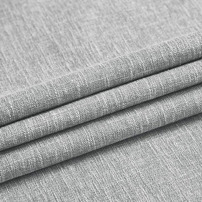 Vision Home Silver Grey Pinch Pleated Full Blackout Curtains Room Darkening Window Curtains 84 inch for Living Room Bedroom Thermal Insulated Pinch Pleat Drapes with Hooks Back Tab 2 Panel 40" Wx84 L