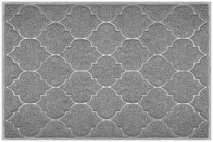 Door Mat Outdoor, 24x36, Welcome Mats for Entryway, Front Doormat for Home Entrance, Indoor Floor Mat, Durable, Non-Slip, Boot Scraper, Catches Muddy and Dirt(Grey)