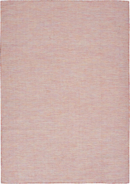 Nourison Home Positano Indoor/Outdoor Rainbow 6' x Round Area Rug, Easy Cleaning, Non Shedding, Bed Room, Living Room, Dining Room, Backyard, Deck, Patio (6 Round)