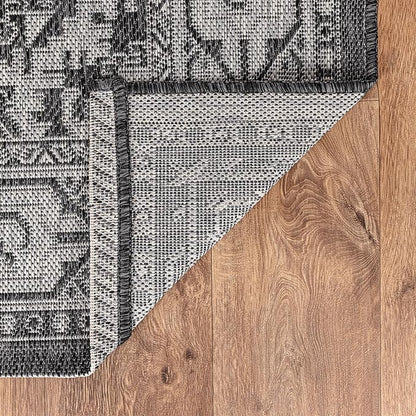 Keen Home Design Terrace Outdoor Runner Rug - 2x8 Washable Indoor/Outdoor Rug for Patio, Kitchen, Balcony, Beach, Garden, Deck and Porch, Size: 2'2"x7'7"