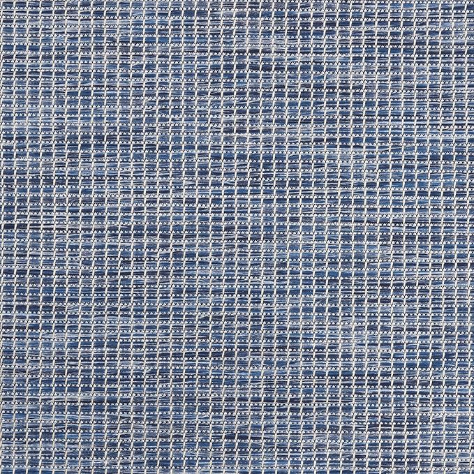 Nourison Home Positano 6' x 9' Navy Blue Fabric Modern Area Rug (6' x 9')