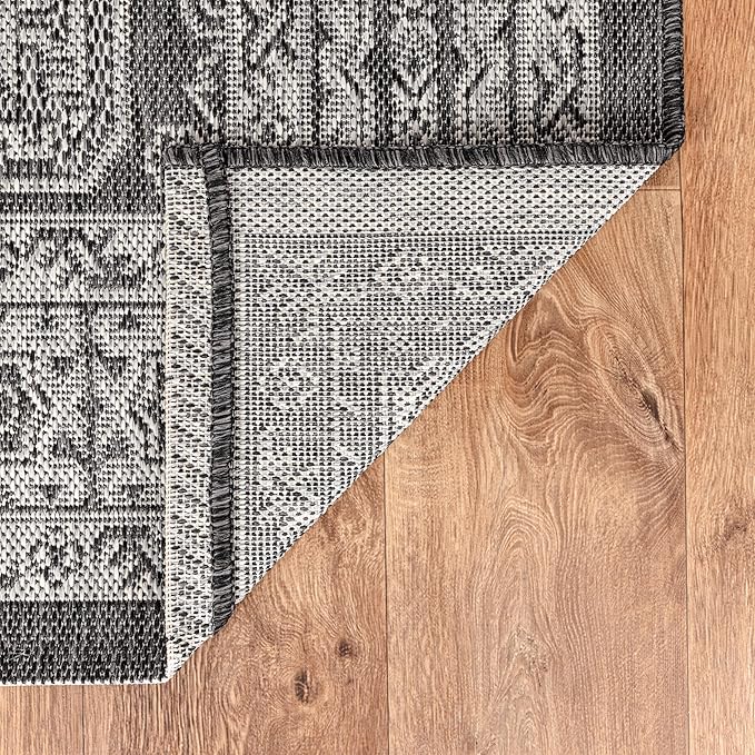 Keen Home Design Terrace Outdoor Runner Rug - 2x8 Washable Indoor/Outdoor Rug for Patio, Kitchen, Balcony, Beach, Garden, Deck and Porch, Size: 2'2"x7'7"