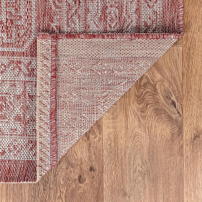 Keen Home Design Terrace Outdoor Area Rug - 8x10 Washable Indoor/Outdoor Rug for Patio, Kitchen, Balcony, Beach, Garden, Deck and Porch, Size: 7'7"x10'