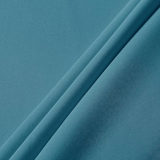Sancua Rectangle Tablecloth - 90 x 132 Inch - Stain and Wrinkle Resistant Washable Polyester Table Cloth, Teal