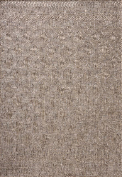 Loloi Amber Lewis Topanga Collection TOP-06 Natural/Mist 9'-2" x 12'-0" Indoor/Outdoor Area Rug