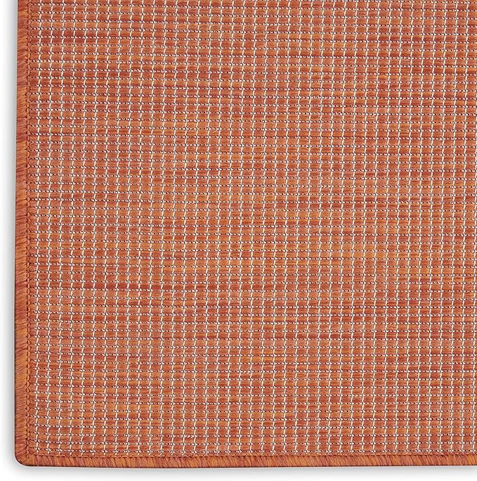 Nourison Home Positano 5' x 7' Terracotta Fabric Modern Area Rug (5' x 7')