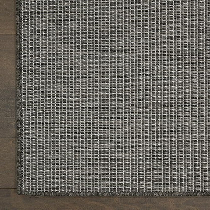 Nourison Home Positano Charcoal 2' x 6' Area Rug Easy Clean, Non Shedding, Bed Room, Living Room, Dining Room, Kitchen (6' Runner)