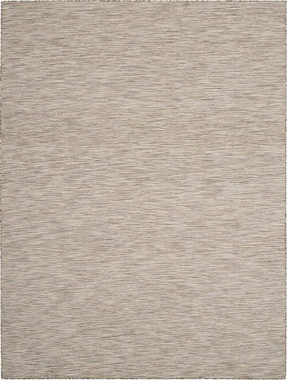 Nourison Home Positano 6' x 9' Beige Fabric Modern Indoor/Outdoor Area Rug