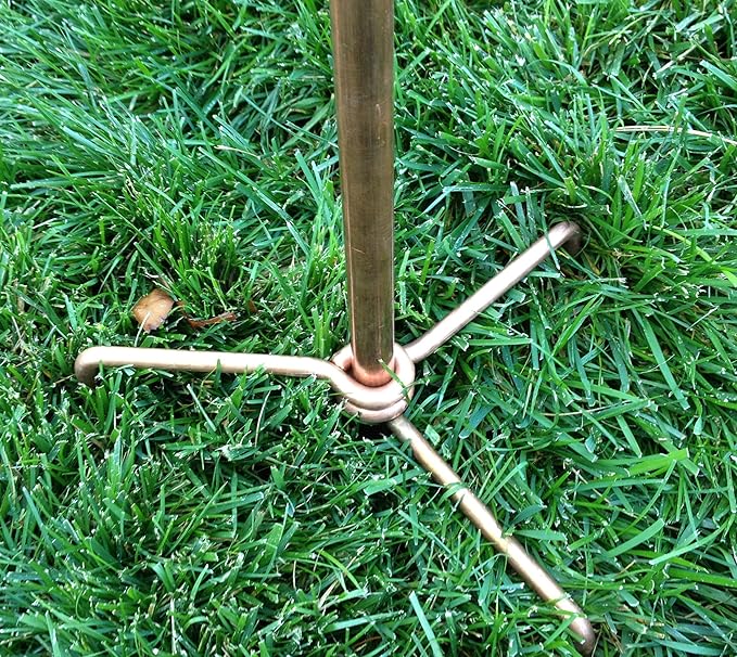 Stanwood Wind Sculpture: Kinetic Copper Dual Spinner - Double Windmill Spinner
