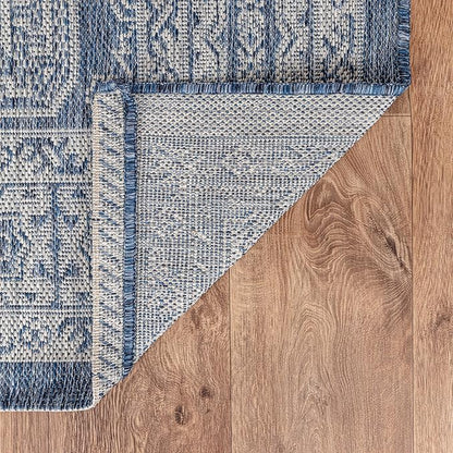 Keen Home Design Terrace Outdoor Throw Rug - 3x5 Washable Indoor/Outdoor Rug for Patio, Kitchen, Balcony, Beach, Garden, Deck and Porch, Size: 3'x5'