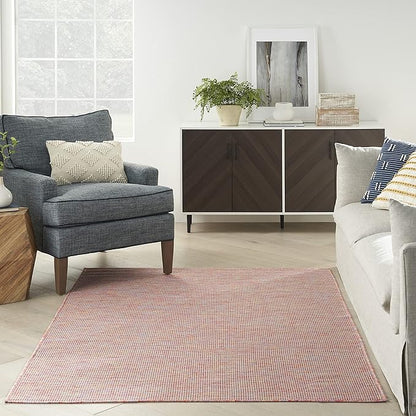 Nourison Home Positano Indoor/Outdoor Rainbow 3' x 5' Area Rug, Easy Cleaning, Non Shedding, Bed Room, Living Room, Dining Room, Backyard, Deck, Patio (3x5)