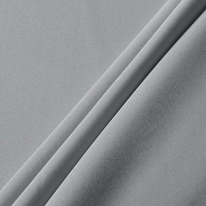 sancua Rectangle Tablecloth - 90 x 132 Inch - Stain and Wrinkle Resistant Washable Polyester Table Cloth, Decorative Fabric Table Cover for Dining Tables, Buffet Parties and Camping, Silver Grey