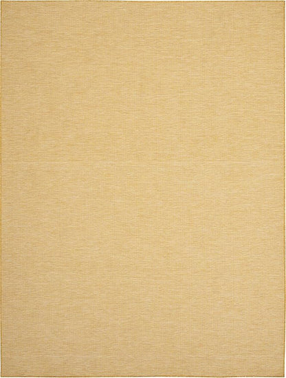 Nourison Positano Indoor-Outdoor Yellow 8' x 10' Area Rug, Easy Cleaning, Non Shedding, Bed Room, Living Room, Dining Room, Backyard, Deck, Patio (8x10)