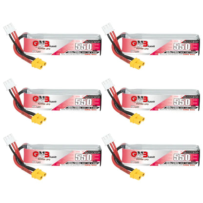 GNB 2S 7.6V 550mAh 100C/200C HV Lipo Battery For Happymodel FPV Racing Cine Whoop BetaFPV RC Drone With XT30U-F Plug