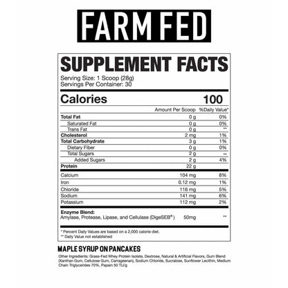 Axe & Sledge Farm Fed Protein