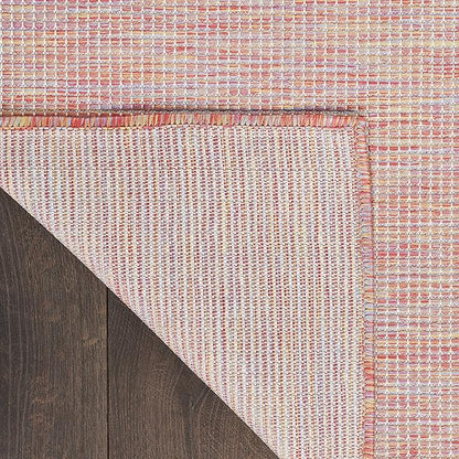 Nourison Home Positano Indoor/Outdoor Rainbow 5' x 7' Area Rug, Easy Cleaning, Non Shedding, Bed Room, Living Room, Dining Room, Backyard, Deck, Patio (5x7)