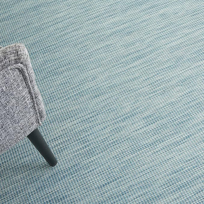 Nourison Positano Indoor/Outdoor Aqua 2'2" x 10' Area Rug, Easy Cleaning, Non Shedding, Bed Room, Living Room, Dining Room, Backyard, Deck, Patio (2x10)