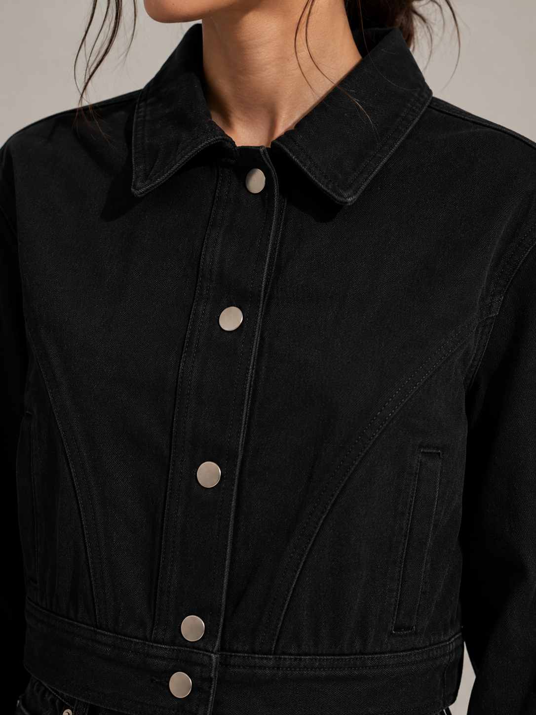 The Cropped Denim Jacket