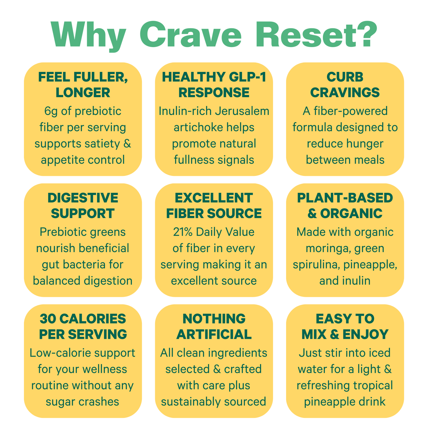 Crave Reset Superfood Drink Mix