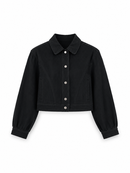 The Cropped Denim Jacket