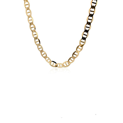 5.5mm 10k Yellow Gold Mariner Link Chain