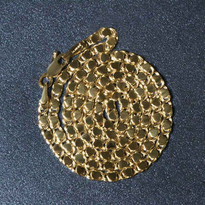 2.9mm 14k Yellow Gold Heart Chain
