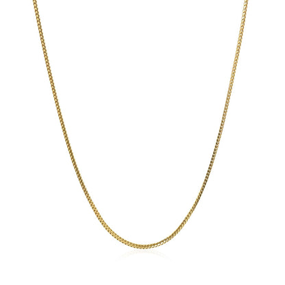 14k Yellow Gold Franco Chain 0.9mm