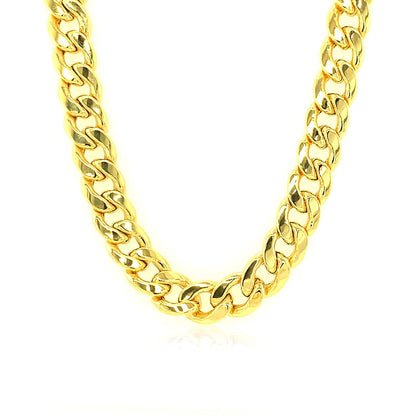 6.5mm 10k Yellow Gold Light Miami Cuban Chain