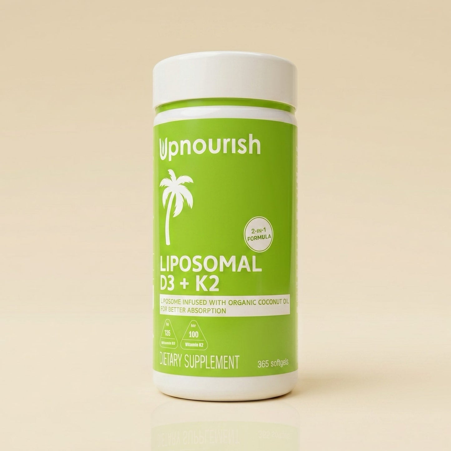 Liposomal Vitamin D3 5000IU K2 MK7 100 mcg