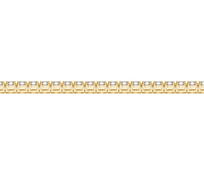 Lab Grown Round Diamond Tennis Bracelet in 14k Yellow Gold (5 cctw  F/G  VS2/SI1)