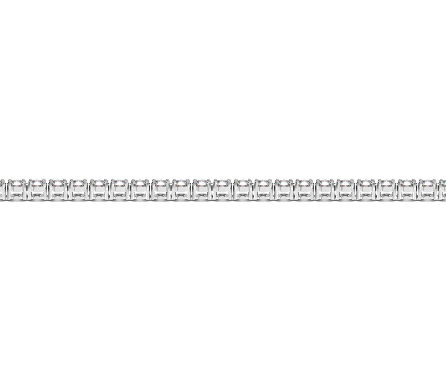 Lab Grown Round Diamond Tennis Bracelet in 14k White Gold (3 cctw F/G  VS2/SI1)