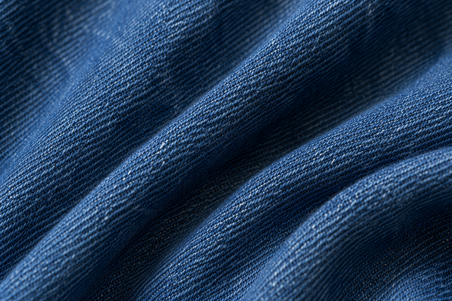 Vintage Wash Denim Midi Skirt for Women