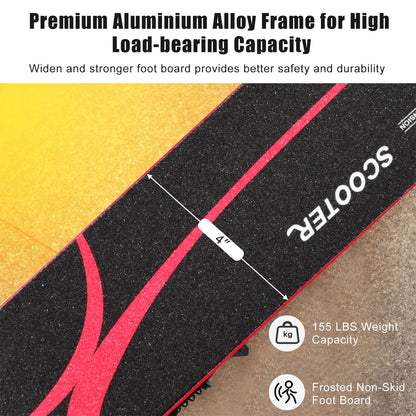 Folding Aluminum Kids Kick Scooter with LED Lights