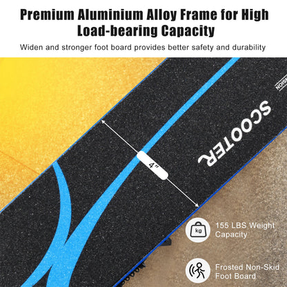 Folding Aluminum Kids Kick Scooter with LED Lights