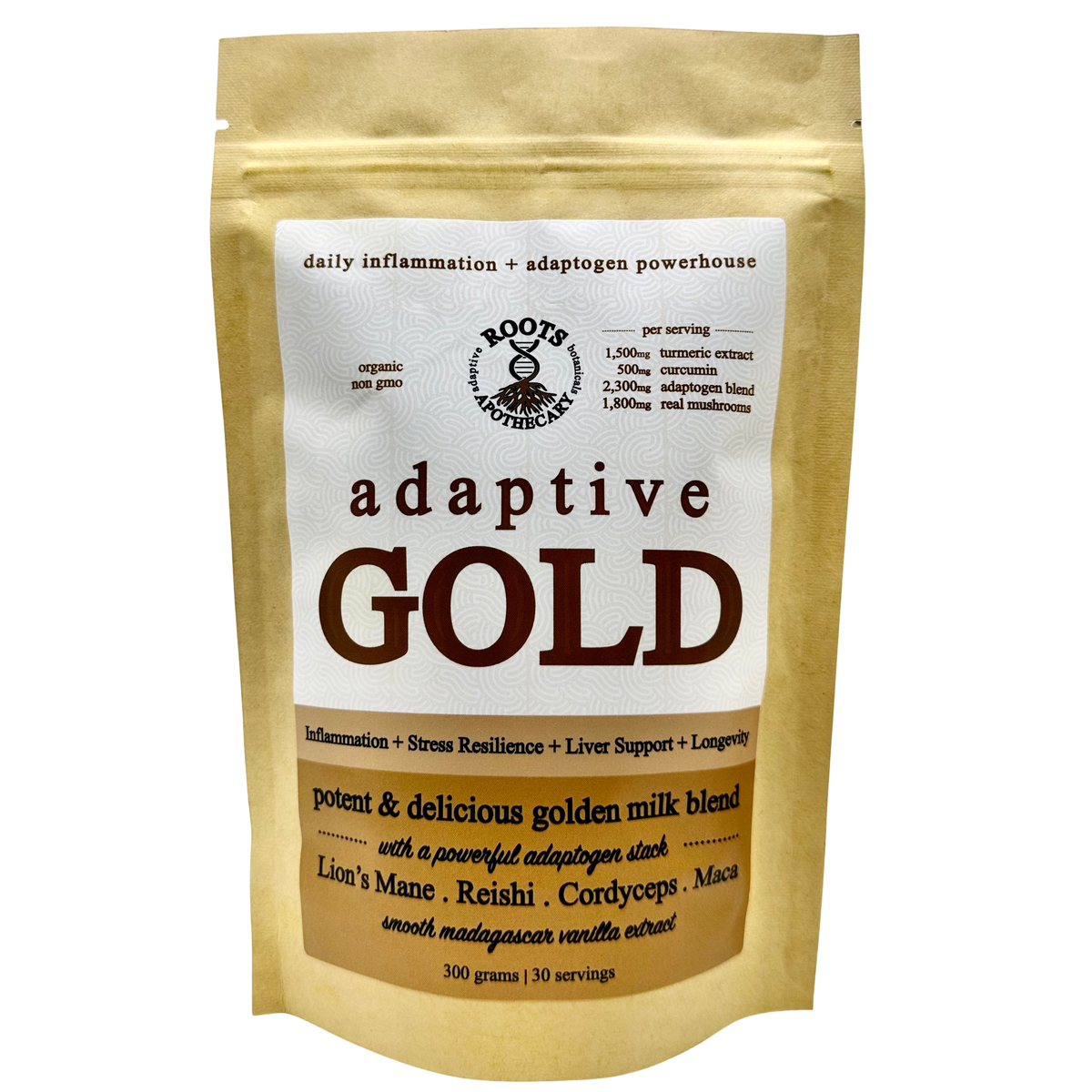 Adaptive GOLD || Inflammation + Adaptogen || Golden Milk