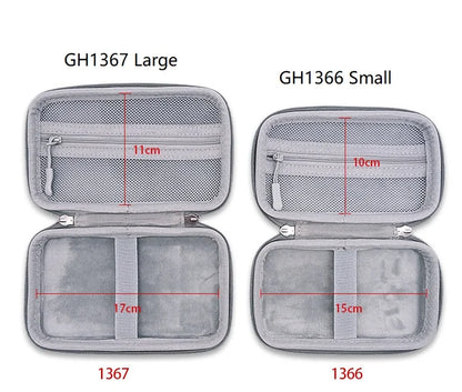 Hard Travel Electronic Organizer Case for Power Adapter Chargers Cables Power Bank USB Flash Disk SD Card Portable Accessories