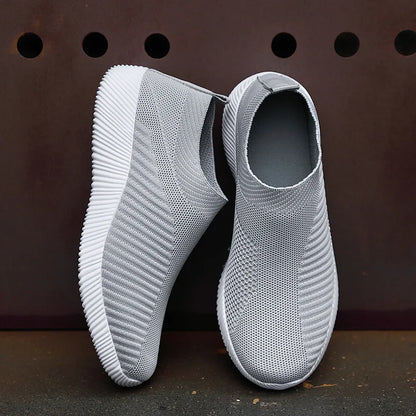 Comfortable Slip On Women Sneakers Walking Flats Size 42