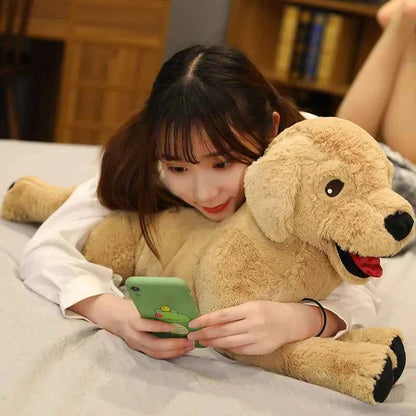 Lifelike Labrador Dog Plush Toy (13.8/29.5 in) - Creative Simulation Puppy Doll Gift