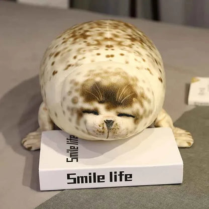 Giant Spotted Seal Plush Toy (13.8-47.2 in) - Soft Stuffed Animal Appease Doll