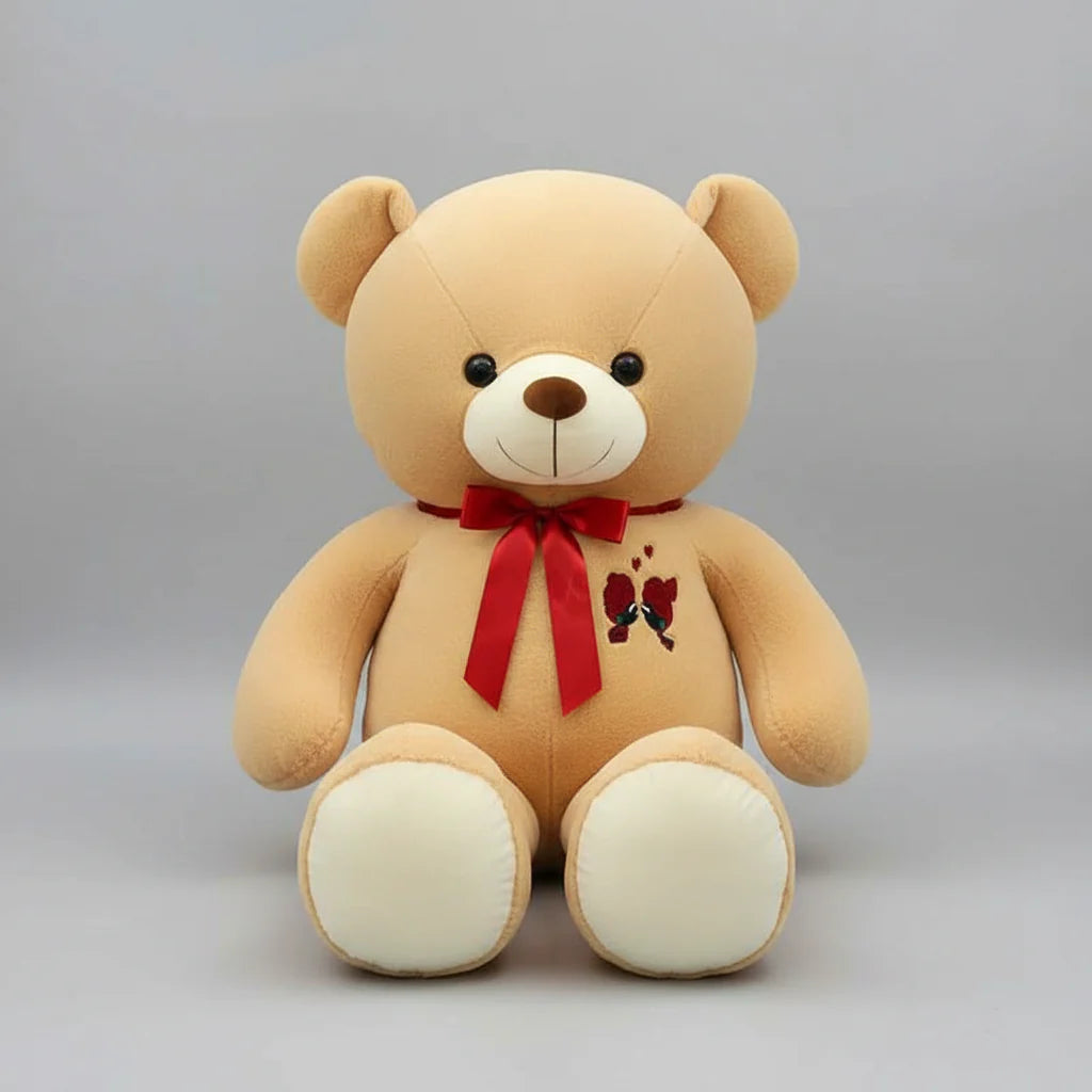 Giant Teddy Bear Plush Toy - 24/31/39 inch Stuffed Soft Bear with Bowknot Gift for Girlfriend