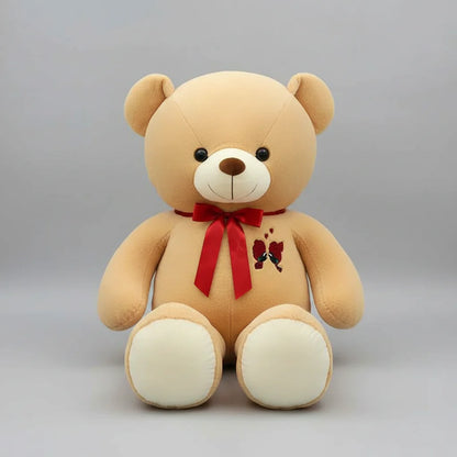 Giant Teddy Bear Plush Toy - 24/31/39 inch Stuffed Soft Bear with Bowknot Gift for Girlfriend