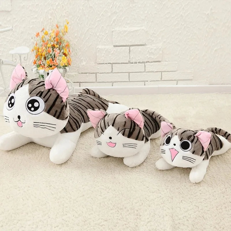 Cat Plush Toys Chi Chi's Cat Stuffed Doll Soft Animal Dolls Cheese Cat Stuffed Toys Dolls Pillow Cushion For Kids sweet cat doll