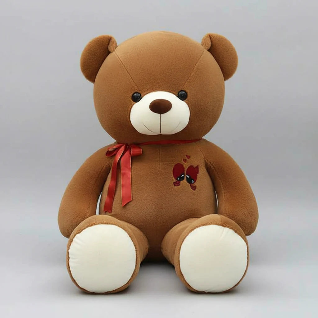 Giant Teddy Bear Plush Toy - 24/31/39 inch Stuffed Soft Bear with Bowknot Gift for Girlfriend
