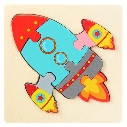 Kids Wooden Toys 3D